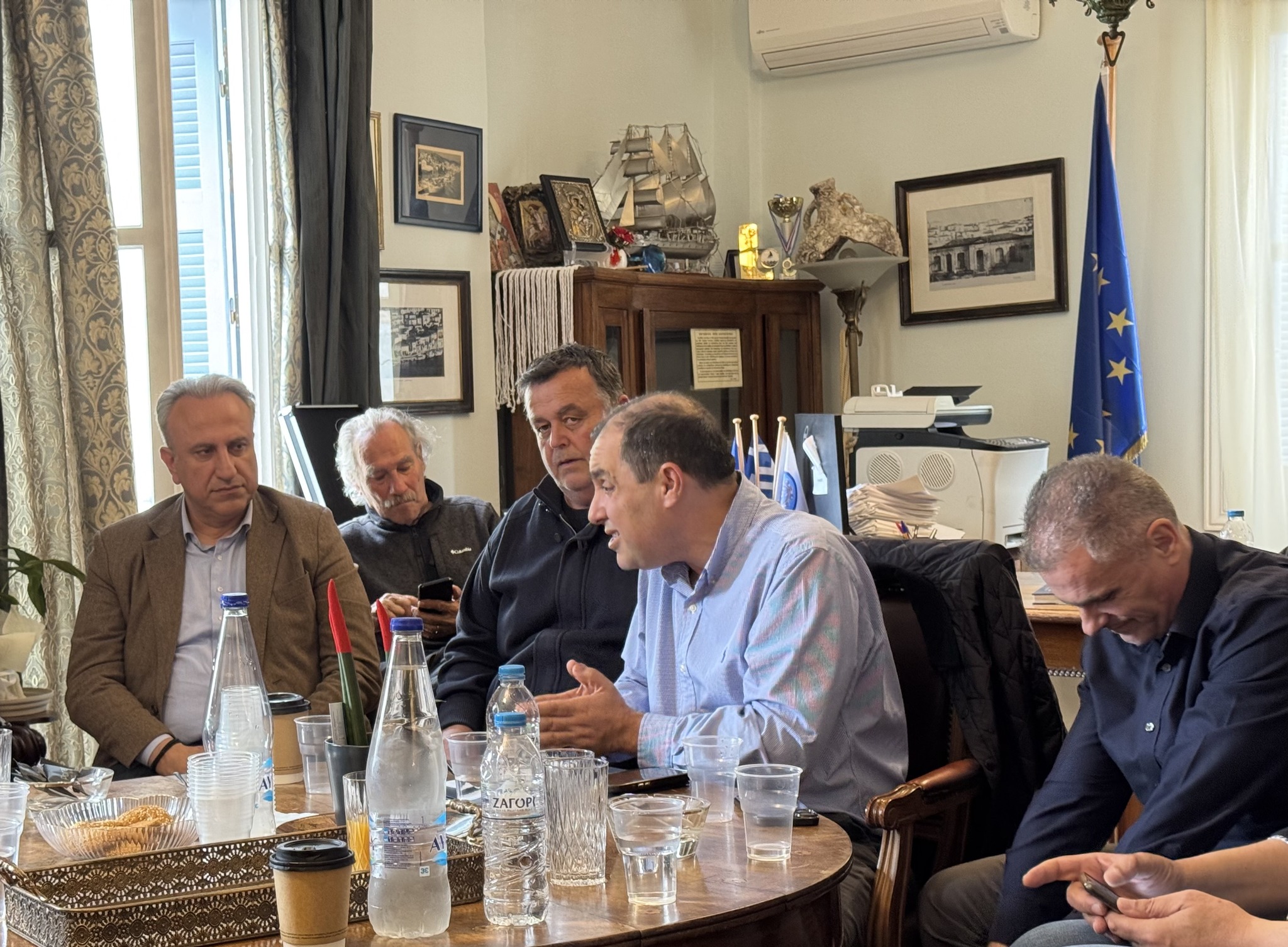 ΑΜΕΣΗ ΚΙΝΗΤΟΠΟΙΗΣΗ ΜΕΤΑ ΤΗΝ ΚΑΚΟΚΑΙΡΙΑ “ERMINIO” ΣΤΟΝ ΠΟΡΟ - ΣΥΣΚΕΨΗ ΦΟΡΕΩΝ ΠΑΡΟΥΣΙΑ ΥΦΥΠΟΥΡΓΟΥ ΚΛΙΜΑΤΙΚΗΣ ΚΡΙΣΗΣ ΚΑΙ ΠΟΛΙΤΙΚΗΣ ΠΡΟΣΤΑΣΙΑΣ, Κ. ΚΑΤΣΑΦΑΔΟΥ