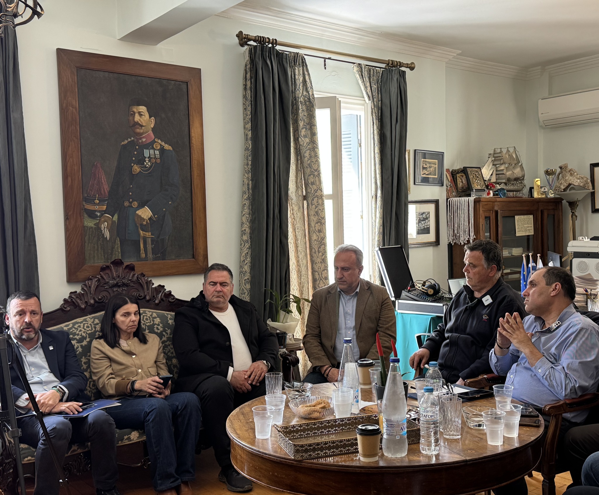 ΑΜΕΣΗ ΚΙΝΗΤΟΠΟΙΗΣΗ ΜΕΤΑ ΤΗΝ ΚΑΚΟΚΑΙΡΙΑ “ERMINIO” ΣΤΟΝ ΠΟΡΟ - ΣΥΣΚΕΨΗ ΦΟΡΕΩΝ ΠΑΡΟΥΣΙΑ ΥΦΥΠΟΥΡΓΟΥ ΚΛΙΜΑΤΙΚΗΣ ΚΡΙΣΗΣ ΚΑΙ ΠΟΛΙΤΙΚΗΣ ΠΡΟΣΤΑΣΙΑΣ, Κ. ΚΑΤΣΑΦΑΔΟΥ